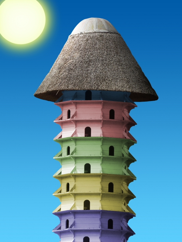 Creation of Birdhouse Tower: Step 3